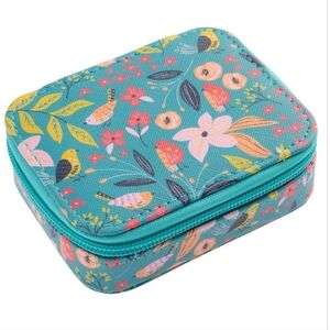 NWT KARMA Travel Pill Case, Blue Bird
